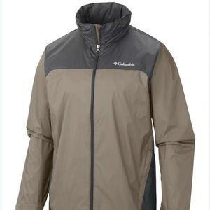 Columbia Men's Taupe and Charcoal Lightweight Windbreaker Jacket